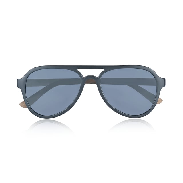 Earth Wood Mazatlan Polarized Sunglasses - Walnut/Grey Frame: Black Polycarbonate ; Arm: Black Walnut Wood; Earpiece: Black Walnut Wood; Lens: Grey Multi-Layer Triacetate Cellulose (TAC); Mirrored Lens: No; Gradient Lens: No; Polarization: Optical Quality; UV Protection: 100% UVA/UVB; Hinge: Spring Loaded Stainless Steel; Adjustable Nosepads: Yes; Lens Width: 52mm; Temple Length: 144mm; Bridge Width: 19mm.