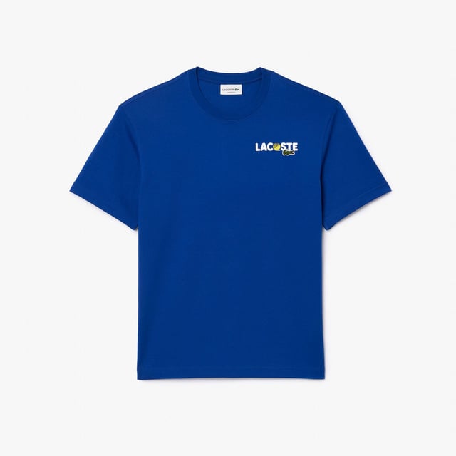 TH7363 Heavy Cotton Jersey Back Print T-shirt Organic cotton Classic  comfortable fit Heavy jersey Crew neck Embroidered crocodile on chest Heavy Cotton Jersey Back Print T-shirt Organic cotton Classic  comfortable fit Heavy jersey Crew neck Embroidered crocodile on chest