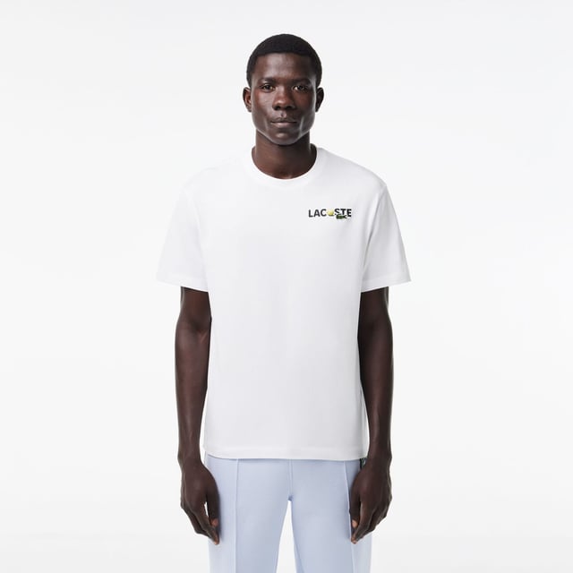 TH7363 Heavy Cotton Jersey Back Print T-shirt Organic cotton Classic  comfortable fit Heavy jersey Crew neck Embroidered crocodile on chest Heavy Cotton Jersey Back Print T-shirt Organic cotton Classic  comfortable fit Heavy jersey Crew neck Embroidered crocodile on chest