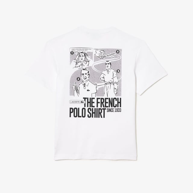 TH7363 Heavy Cotton Jersey Back Print T-shirt Organic cotton Classic  comfortable fit Heavy jersey Crew neck Embroidered crocodile on chest Heavy Cotton Jersey Back Print T-shirt Organic cotton Classic  comfortable fit Heavy jersey Crew neck Embroidered crocodile on chest
