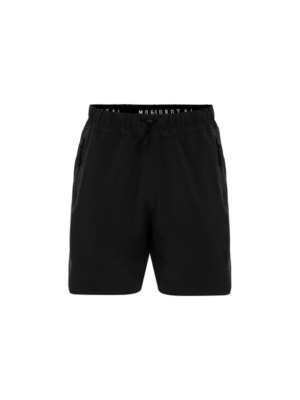 De high performance shorts zijn ontwikkeld voor intensieve workouts. Het ultralichte materiaal biedt maximale bewegingsvrijheid, terwijl luchtinserts aan de zijkanten en lasergesneden details zorgen voor gerichte ventilatie.
Reflecterende elementen verhogen de zichtbaarheid, terwijl ritszakken opbergruimte bieden voor essentiële spullen.
De anatomische snit past zich dynamisch aan je lichaam aan - voor maximaal comfort en prestaties.