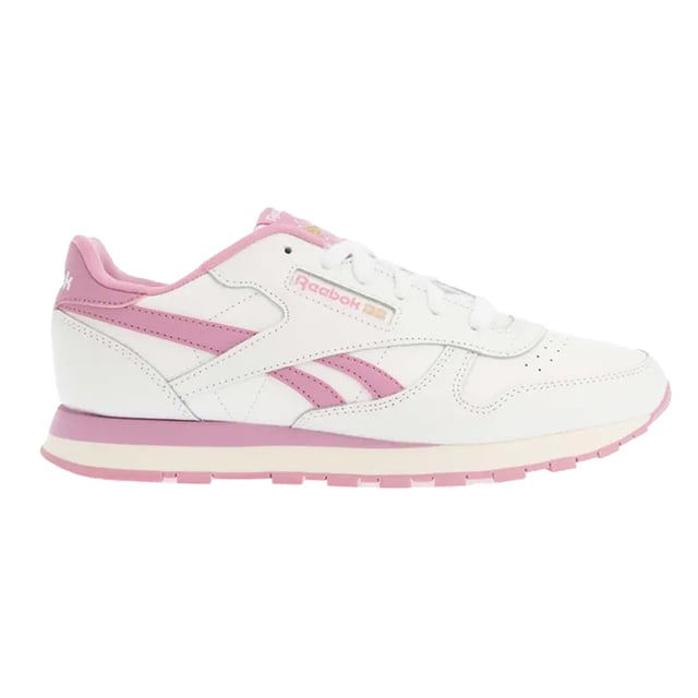 Obermaterial: Leder, Perforiert. Marke: Reebok. Mittelsohle: EVA (Ethyl-Vinylacetat). Laufsohle: Mit Silikon-Noppen, Gummi. Abriebfest, Gepolsterter Knöchel, Gepolsterter Schaftrand, Gepolsterte Zunge. Absatz: Flach. niedrig geschnitten. Design: Logo, Vektor. Zehenstil: Rund. Zum Schnüren.
