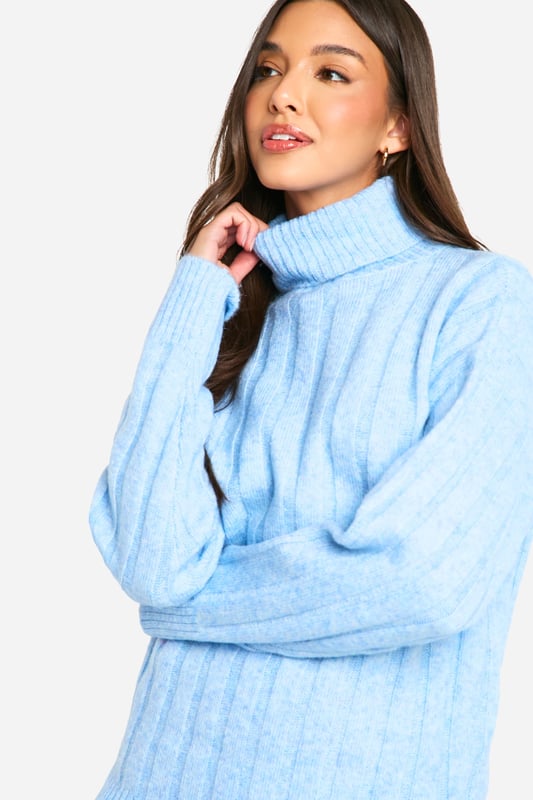 Ribbed texture for added visual interest and warmth
        Cosy roll neck design for ultimate comfort
        Coordinating crop top and maxi skirt set
        Versatile two-piece ensemble for mix-and-match styling
        Relaxed fit for effortless movement and layering
    
    Embrace laid-back luxury with this ribbed roll neck and maxi skirt co-ord set. The textured fabric adds depth to your look while ensuring you stay snug during cooler days. Perfect for casual outings or relaxed gatherings, this ensemble offers endless styling possibilities. Pair the crop top with high-waisted jeans for a trendy daytime look, or wear the set together for a chic, coordinated appearance. For a casual yet put-together outfit, team with chunky trainers and a crossbody bag. When the temperature drops, layer with an oversized denim jacket or a longline cardigan for added warmth. This versatile co-ord set is ideal for creating effortless, fashion-forward looks that transition seamlessly from day to night.
