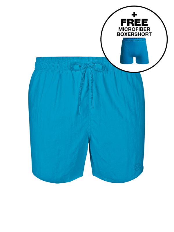 De Zwembroeken van Muchachomalo zitten als gegoten en zijn gemaakt van hoogwaardige materialen voor ultiem comfort en duurzaamheid. Met een elastische tailleband en verstelbare trekkoorden voor een perfecte pasvorm.