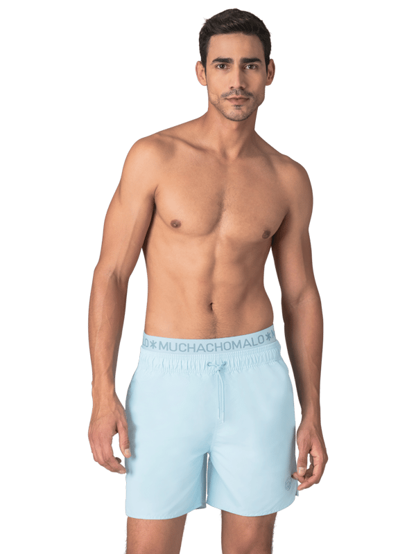 De Zwembroeken van Muchachomalo zitten als gegoten en zijn gemaakt van hoogwaardige materialen voor ultiem comfort en duurzaamheid. Met een elastische tailleband en verstelbare trekkoorden voor een perfecte pasvorm.
