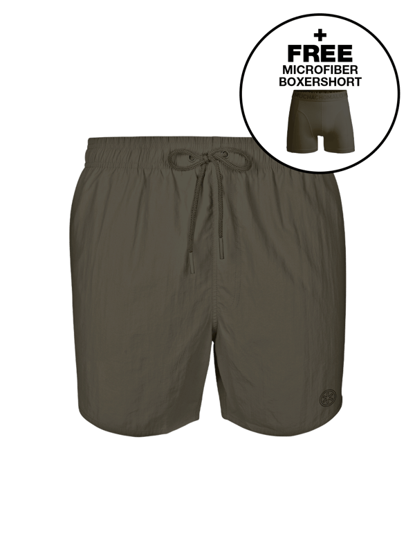 De Zwembroeken van Muchachomalo zitten als gegoten en zijn gemaakt van hoogwaardige materialen voor ultiem comfort en duurzaamheid. Met een elastische tailleband en verstelbare trekkoorden voor een perfecte pasvorm.