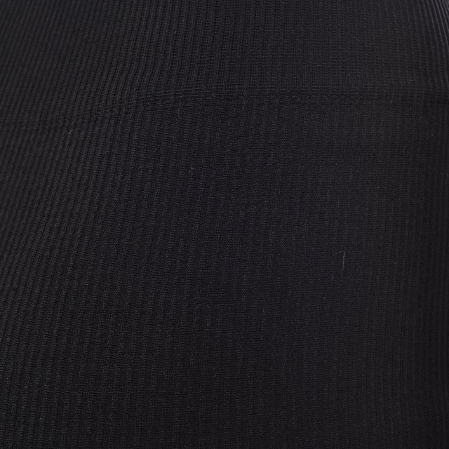 Body: 94% Nylon, Body: 6% Elastane Womens South Beach Rib High Waisted Short In Black