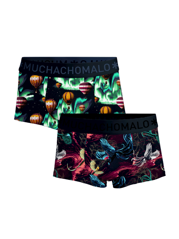Die Boxershorts/Unterhosen von Muchachomalo sitzen wie angegossen und sind aus hochwertiger Baumwolle gefertigt. Ein weiches, elastisches Logobündchen aus Mikrofasermaterial sorgt für zusätzlichen Komfort.  Spezifikationen • Normale Passform • Flach genähte Nähte für zusätzlichen Komfort • Weiches Bündchen mit dem Muchachomalo-Logo  Pflege • Waschbar bei 30 Grad • Nicht im Trockner trocknen • Bügeln bei mäßiger Temperatur (2 Punkte)  Warum Muchachomalo? Muchachomalo arbeitet nur mit Fabriken, die BSCI- und OEKO-TEX-zertifiziert sind. Diese Fabriken haben es sich zum Ziel gesetzt, die Arbeitsbedingungen kontinuierlich zu verbessern. Sie setzen sich für das Recht auf die Bildung von Gewerkschaften, sichere Arbeitsbedingungen und gegen Zwangs- und Kinderarbeit ein. Sie ermöglichen es auch Verbrauchern und Unternehmen, verantwortungsvolle Entscheidungen zu treffen, die unseren Planeten für zukünftige Generationen schützen.