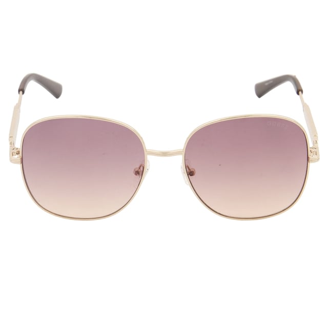 Get ready to elevate your style game with these stunning Guess Gold Frame Gradient Bordeaux Lensed Sunglasses! Make heads turn and hearts flutter with these must-have shades that exude sophistication and luxury. Embrace the golden glow and let the gradient bordeaux lenses add a touch of mystery and allure to your look. Trust us, these sunglasses are worth the investment! (56X14X135)