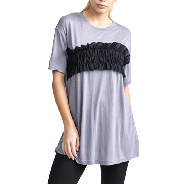 BRAVE SOUL Women’s T-Shirt
Made In India
Material: 100% Viscose
Style Name: NICOLE
Style Code: LTS-414NICOLE
Frill design across the chest
Breathable
Short Sleeve
Regular Fit
Stretchable
Comfort and Soft feel
Ribbed Neck, Cuff and Hem
Machine Washable