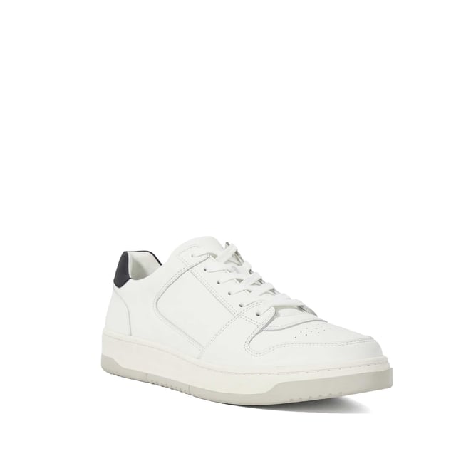 Dune Mens Til - Leather Round Toe Lace Up Trainers Designed for men who appreciate understated styles, Til is a must-have staple this season. Crafted from premium leather, these contemporary trainers feature a sleek lace-up fastening and a durable rubber sole for long-lasting comfort. With a focus on quality craftsmanship and modern versatility, Til is the perfect go-to for effortless everyday wear.