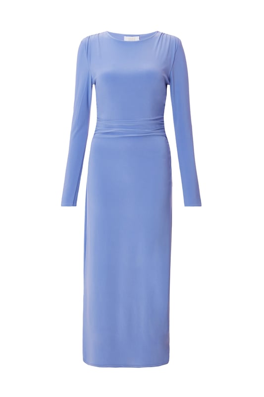 - Slinky finish - Ruched waist - Bodycon finish - Long sleeves - Model height: 5'9" - Model wears uk 8 / us 4 / eur 36 - Always check the wash care label - Cool hand wash with mild detergent