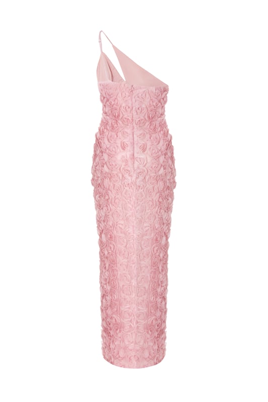 - Asymmetric neckline - Floral design - Cut out detail - Zip closure - Leg slit - Model height: 5'6" - Model wears uk 8 / us 4 / eur 36 - Always check the wash care label - Cool hand wash with mild detergent