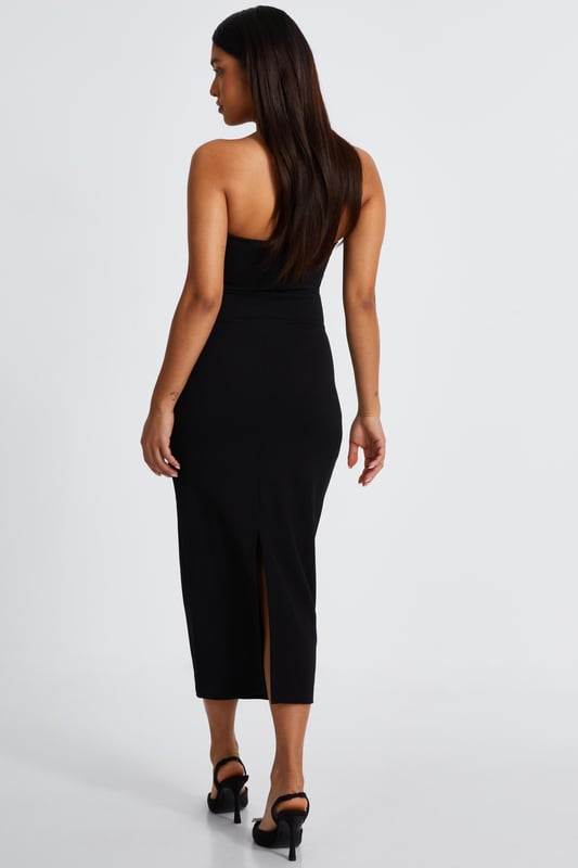 - Bandeau neckline - Corsage detail - Ruched waist - Bodycon style - Model height: 5'3" - Model wears uk 6 / us 2 / eur 34 - Always check the care wash label - Cool hand wash with mild detergent
