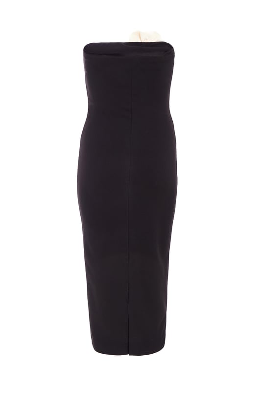 - Bandeau neckline - Corsage detail - Ruched waist - Bodycon style - Model height: 5'3" - Model wears uk 6 / us 2 / eur 34 - Always check the care wash label - Cool hand wash with mild detergent