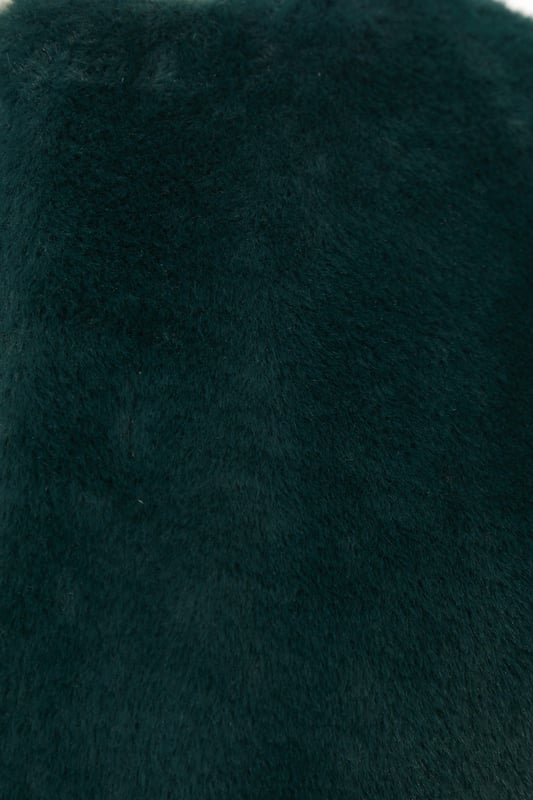 - Faux fur finish - Cropped sleeves - Hook and eye closure - Cropped fit - Cape style - Always check the wash care label - Cool hand wash with mild detergent