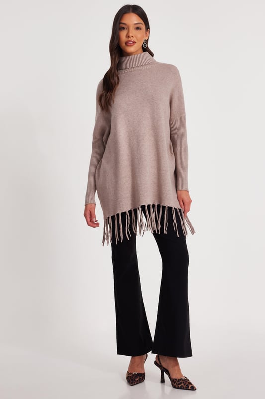 Mocha Form: Structured Relaxed Fit Top 75594