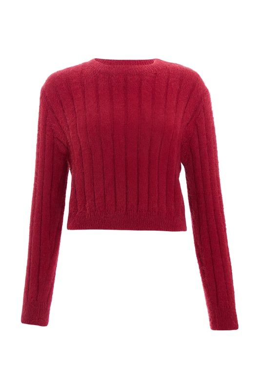 - Knitted finish - Round neck - Long sleeves - Model height: 5'9" - Model wears uk 8 / us 4 / eur 36 - Always check the wash care label - Cool hand wash with mild detergent
