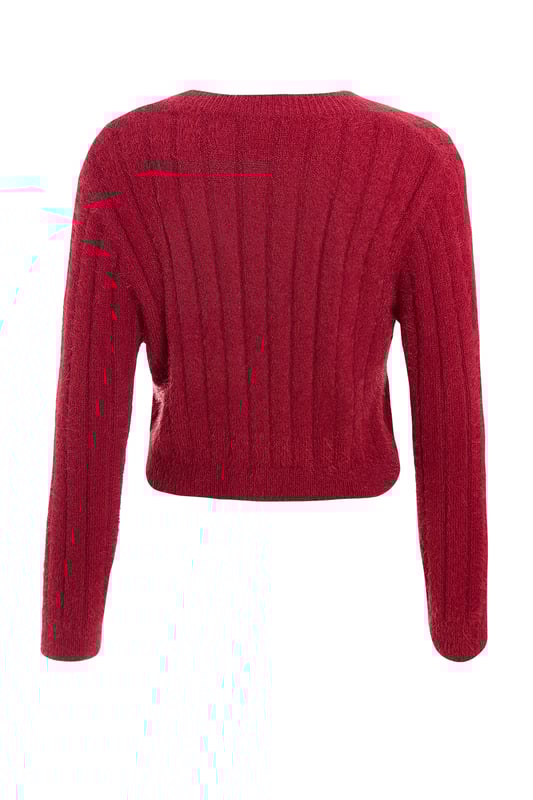 - Knitted finish - Round neck - Long sleeves - Model height: 5'9" - Model wears uk 8 / us 4 / eur 36 - Always check the wash care label - Cool hand wash with mild detergent