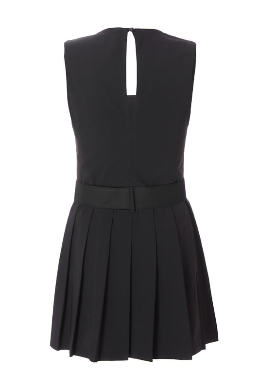 - Square neckline - Pleated - Skort style - Keyhole back - Model height: 5'6" - Model wears uk 8 / us 4 / eur 36 - Always check the wash care label - Cool hand wash with mild detergent