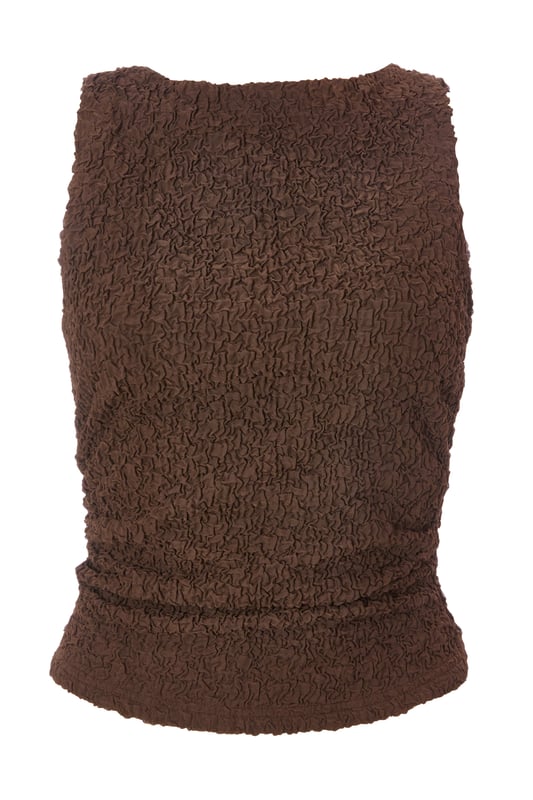 - Textured mesh finish - High neck - Twist detail - Longline fit - Model height: 5'8" - Model wears uk 8 / us 4 / eur 36 - Always check the wash care label - Cool hand wash with mild detergent