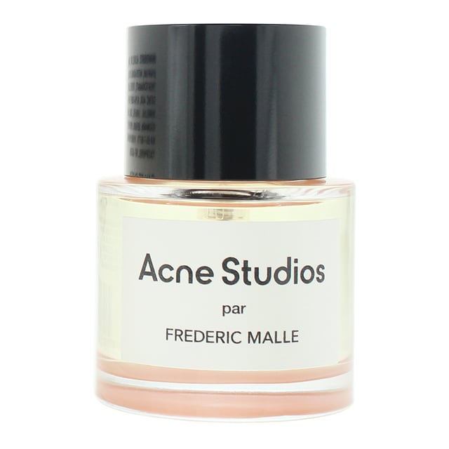 Acne Studios by Frederic Malle is a Floral Aldehyde fragrance for both women and men, created by perfumer Suzy Le Helley, and launched in 2024. The composition opens with a sparkling burst of aldehydes, bergamot, and mandarin, delivering a clean, citrusy brightness that immediately uplifts the senses. As the fragrance unfolds, a lush and romantic heart reveals itself with a refined bouquet of peach, orange blossom, violet, rose, lily of the valley, and jasmine—a blend that is both soft and luminous, evoking the timeless sophistication of vintage florals with a juicy, modern edge. In the dry-down, the base offers depth and warmth with sandalwood, frankincense, and the distinctive, airy smoothness of Iso E Super, while musk, vanilla, and heliotrope wrap the skin in a soft, sensual trail. This fragrance is a harmonious fusion of floral elegance, aldehydic clarity, and creamy woods, perfect for those who appreciate a refined scent that feels both nostalgic and refreshingly new. Ideal for day or evening wear, all year round.