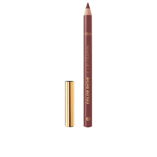 Wir stellen den neuesten Farbton des legendären Lip Liner Color Riche von L&#39,Oréal Paris vor. Inspiriert von den 90ern. Gestalten Sie die Lippen, die Sie sich schon immer gewünscht haben. Ziehen Sie mit dem Color Riche Couture Lip Liner einen Konturenstrich und füllen Sie ihn anschließend mit dem Color Riche Lipstick aus, um ein Finish mit unvergleichlicher Farbe zu erzielen. Neue Verpackung mit zylindrischer und ergonomischer Form für eine einfache Anwendung.