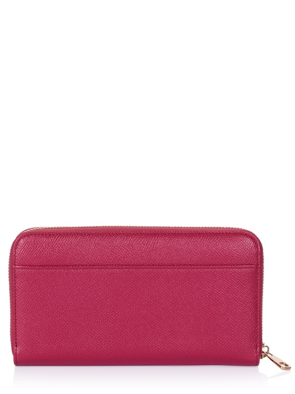 100% Kalbsleder; Dolce & Gabbana Portemonnaie;  Modell: BI0473 A1001 37;  Hochwertig verarbeitet;  100% Kalbsleder;  Reißverschluss;  Drei Innenfächer;  Ein Münzfach mit Reißverschluss;  12 Kartenfächer;  Maße (cm): 19,5 x 11 x 2,5;  Dolce & Gabbana Logodetails