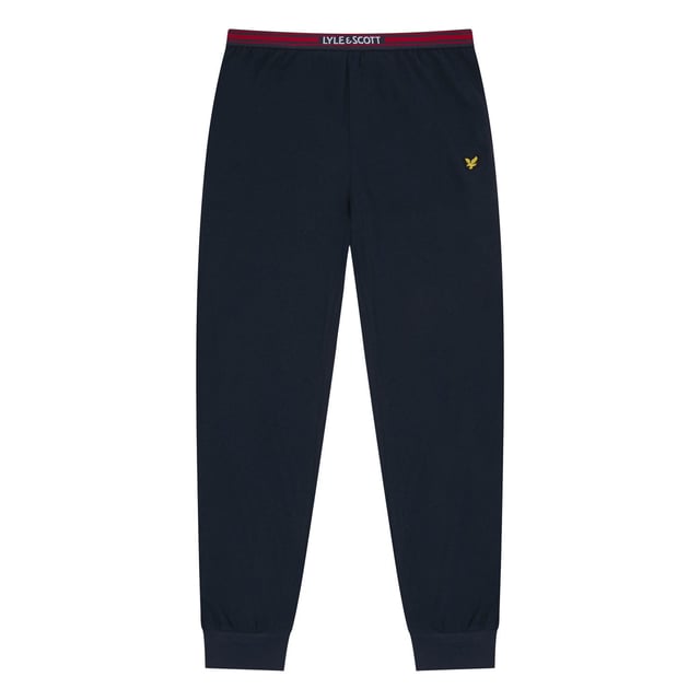 Bring some style to your sleepwear with these timeless cotton-rich lounge set from Lyle & Scott. Cut in a comfortable regular fit  the set comprises a short-sleeved top and pull-on shorts. Embroidered logo patches and branding on the elasticated waistband add a premium finish.