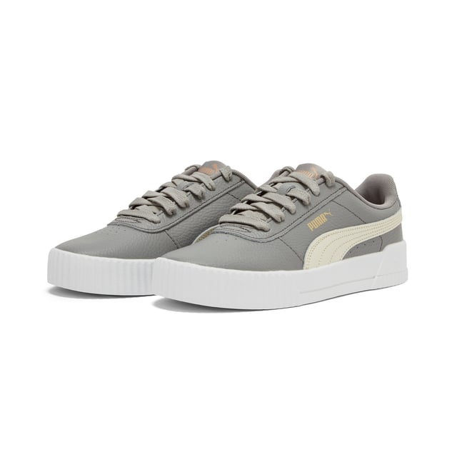 PRODUCT STORY: Elevate your sneaker game with the PUMA Carina Lux L women's trainers. Crafted from high-quality leather, these stylish sneakers offer both fashion and function. The sleek design and comfortable fit make them the perfect choice for everyday wear, while the durable construction ensures long-lasting performance. Step out in style and comfort with the PUMA Carina Lux L trainers - a must-have addition to any fashion-forward wardrobe.