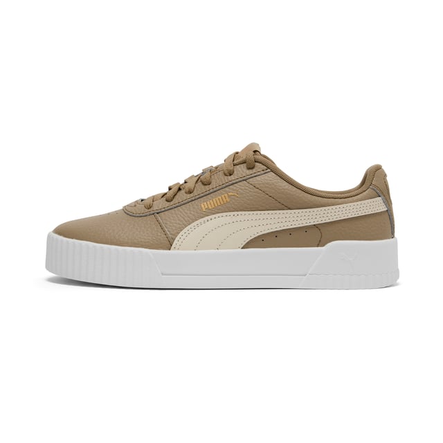 PRODUCT STORY: Elevate your sneaker game with the PUMA Carina Lux L women's trainers. Crafted from high-quality leather, these stylish sneakers offer both fashion and function. The sleek design and comfortable fit make them the perfect choice for everyday wear, while the durable construction ensures long-lasting performance. Step out in style and comfort with the PUMA Carina Lux L trainers - a must-have addition to any fashion-forward wardrobe.