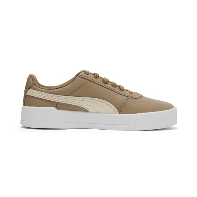 PRODUCT STORY: Elevate your sneaker game with the PUMA Carina Lux L women's trainers. Crafted from high-quality leather, these stylish sneakers offer both fashion and function. The sleek design and comfortable fit make them the perfect choice for everyday wear, while the durable construction ensures long-lasting performance. Step out in style and comfort with the PUMA Carina Lux L trainers - a must-have addition to any fashion-forward wardrobe.