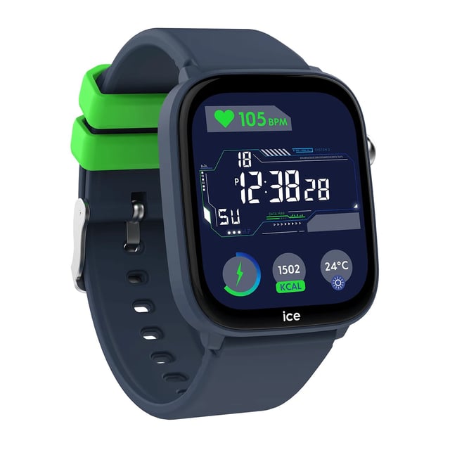 This Ice Watch Ice Smart Junior 3.0 - Find My - Blue Digital Watch for Child is the perfect timepiece to wear or to gift. It's Blue  Rectangular case combined with the comfortable Blue Silicone watch band will ensure you enjoy this stunning timepiece without any compromise. Operated by a high quality Quartz movement and water resistant to 5 bars, your watch will keep ticking. A world first: connected children and a geolocatable watch  Patent : FR2502521  Ice-Watch unveils a unique innovation on the market: the ICE smart junior 3.0 Find My, a connected, geolocatable watch designed for children. This Digital watch has a calendar function: Day-Date as well as a Bluetooth , Stop Watch , Heart rate monitor , Apple Find My and Alarm High quality Blue Silicone strap with a secure Buckle, measuring 20 cm in length and 21 mm in width Case measurement: 35 X 42 mm,case thickness: 11 mm, case colour: Blue and dial colour: Multicolour