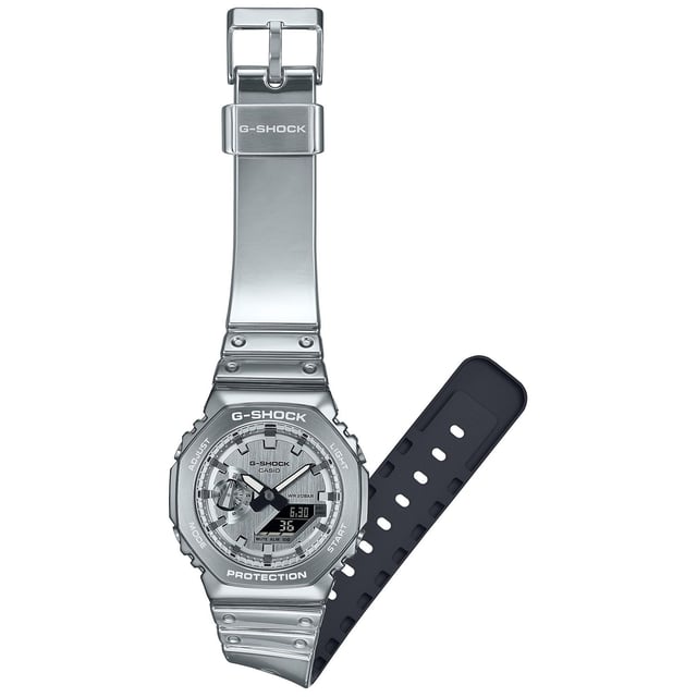 This Casio G-shock G-steel Analogue-Digital Watch for Men is the perfect timepiece to wear or to gift. It's Silver 44 mm Round case combined with the comfortable Silver Plastic watch band will ensure you enjoy this stunning timepiece without any compromise. Operated by a high quality Quartz movement and water resistant to 20 bars, your watch will keep ticking.