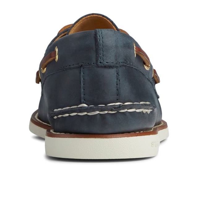 Die Gold Cup Authentic Original 2-Eye Bootsschuh repräsentiert den Höhepunkt einer Tradition, die sich über neun Jahrzehnte erstreckt. Hergestellt aus hochwertigem Vollnarbenleder mit Lammfellfutter, verfügen diese Bootsschuhe über unser charakteristisches 360°Schnürsystem.
