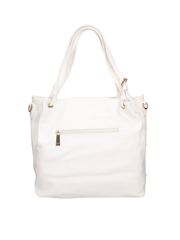 Bolso bandolera para mujer. El cierre es con botón magnético. Los bolsillos internos son uno con cremallera y otro abierto. Los bolsillos externos son uno en la espalda con cremallera. La bandolera es ajustable en piel. El mango está fabricado en PU. Hay un compartimento interno. El material externo es 100%PU. Internamente es 100% Poliéster. Medidas: 30x28x11 cm. Producto de moda