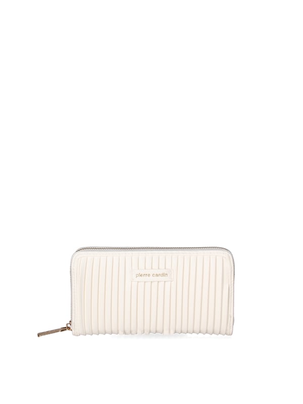 Cartera de mujer. El cierre es con cremallera. Los bolsillos internos son tarjeteros para billetes y monedas. Los bolsillos externos están ausentes. Falta la correa para el hombro. Falta el mango. Hay un compartimento interno. El material externo es 100%PU. Internamente es 100% Poliéster. Medidas: 19x10x3 cm. Producto de moda