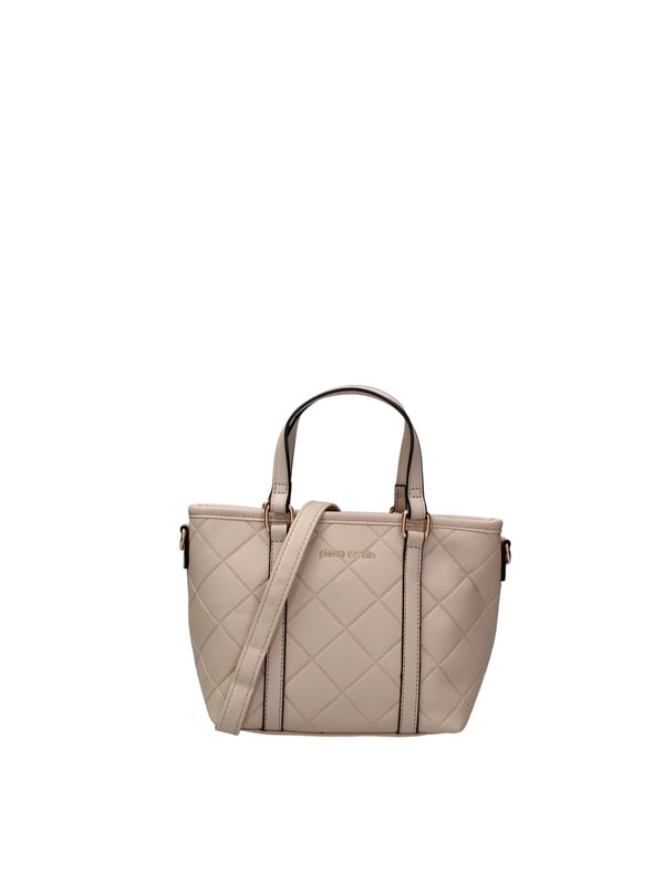Bolso bandolera para mujer. El cierre es con cremallera. Los bolsillos internos son uno con cremallera y otro abierto. Los bolsillos externos están ausentes. Falta la correa para el hombro. El mango es de piel. Hay un compartimento interno. El material externo es 100%PU. Internamente es 100% Poliéster. Medidas: 32x28x13 cm. Producto de moda