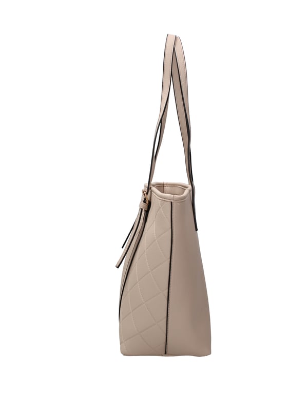 Bolso bandolera para mujer. El cierre es con cremallera. Los bolsillos internos son uno con cremallera y otro abierto. Los bolsillos externos están ausentes. Falta la correa para el hombro. El mango es de piel. Hay un compartimento interno. El material externo es 100%PU. Internamente es 100% Poliéster. Medidas: 32x28x13 cm. Producto de moda
