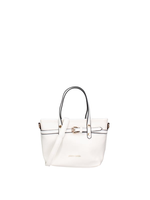 Bolso bandolera para mujer. El cierre es con cremallera. Los bolsillos internos son uno con cremallera y otro abierto. Los bolsillos externos están ausentes. Falta la correa para el hombro. El mango es de piel. Hay un compartimento interno. El material externo es 100%PU. Internamente es 100% Poliéster. Medidas: 32x28x13 cm. Producto de moda