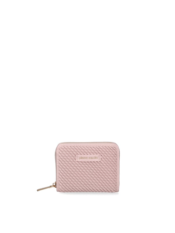Cartera de mujer. El cierre es con cremallera. Los bolsillos internos son tarjeteros para billetes y monedas. Los bolsillos externos están ausentes. Falta la correa para el hombro. Falta el mango. Hay un compartimento interno. El material externo es 100%PU. Internamente es 100% Poliéster. Medidas: 13x10x3 cm. Producto de moda