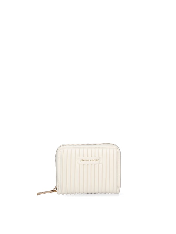 Cartera de mujer. El cierre es con cremallera. Los bolsillos internos son tarjeteros para billetes y monedas. Los bolsillos externos están ausentes. Falta la correa para el hombro. Falta el mango. Hay un compartimento interno. El material externo es 100%PU. Internamente es 100% Poliéster. Medidas: 13x10x3 cm. Producto de moda