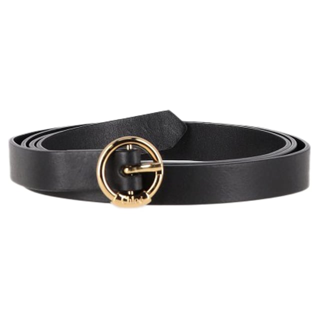 VINTAGE, RRP AS NEW
Crafted from smooth black leather, this Chloé belt is a study in refined simplicity. The statement round buckle adds a sculptural focal point while keeping the silhouette classic and versatile. Whether cinching the waist of a floaty dress or grounding tailored separates, it’s the perfect blend of utility and polish — subtle, stylish, and unmistakably Chloé.


Chloé Round Buckle Belt in Black Leather
Condition: Excellent
Signs of wear:  No sign of wear.
Packaging: None
Color: black
Material: Leather | leather
Size: One Size | One Size
Measurements: Width: 15; Length: 1050
SKU: NAPPUGBAC472268W