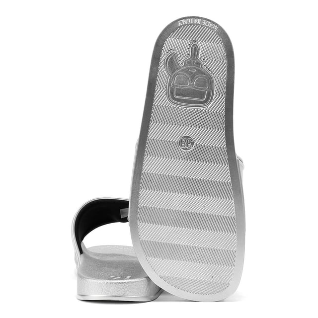 Bequeme gepolsterte Pantoletten, die den ganzen Tag über getragen werden können. Leichte und stützende Slip-On-Schuhe mit einem weichen Fußbett für überragenden Komfort.