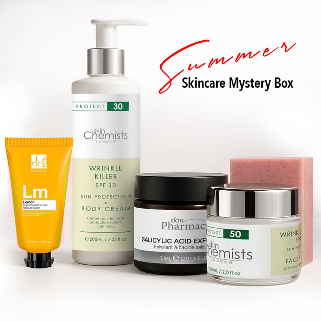 Discover the ultimate solution for youthful, glowing skin with our Anti-Ageing Summer Skincare & Beauty Mystery Box. Packed with 5 premium products valued at over £200, this luxurious collection features high-quality ingredients specifically designed to combat the signs of ageing, hydrate, and nourish your skin while protecting against environmental stressors. Perfect for all skin types, including sensitive skin, our vegan and cruelty-free products are dermatologist-approved to ensure safety and effectiveness. Revitalise dull skin, smooth fine lines, and refresh your skincare routine with new favorites delivered monthly. Treat yourself or gift someone special to unlock radiant skin today!