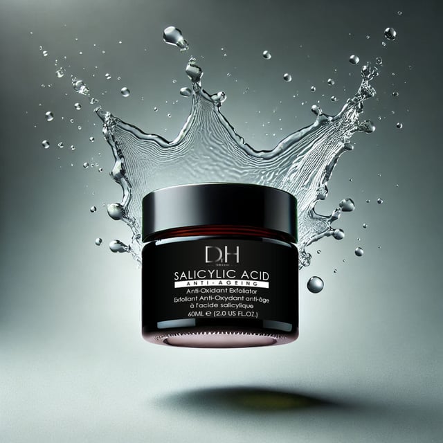 Dr H Salicylic Acid Anti-Ageing Exfoliator 60ml x 2 Duo Pack Revitalise your skin with our Radiant Renewal Exfoliator, expertly designed for all skin types, especially those battling dullness, clogged pores, and rough texture. Infused with powerful ingredients like Salicylic Acid, Walnut Shell Powder, and Coffee Seed Extract, this luxurious formula gently exfoliates to reveal a smoother, clearer complexion. Say goodbye to tired skin as it deeply hydrates with Glycerin and Shea Butter, leaving you with a radiant glow. Enjoy the benefits of a gentle exfoliation that unclogs pores, prevents breakouts, and restores vibrancy. Suitable for sensitive skin, our vegan and cruelty-free product is free from parabens, sulfates, and artificial fragrances. Experience the transformation and shop now to uncover your skin's natural brilliance!