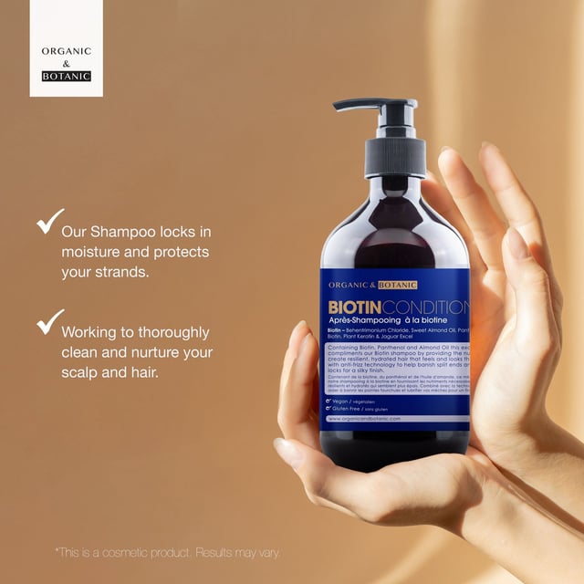 Transform your hair with our Biotin Protein Conditioner, specially designed for fine, frizzy, and dull hair. This nourishing solution enhances volume and softness while promoting hair growth and preventing premature loss, thanks to its powerful Biotin and natural ingredients. Infused with Sweet Almond Oil for luxurious nourishment and Hydrolyzed Proteins for hydration and strength, this lightweight formula rinses clean without leaving residue. Suitable for all hair types, including colour-treated hair, our vegan and cruelty-free conditioner delights your senses with a refreshing coconut aroma. Experience the transformation to thicker, softer locks and say goodbye to frizz—shop now for healthier, revitalised hair!