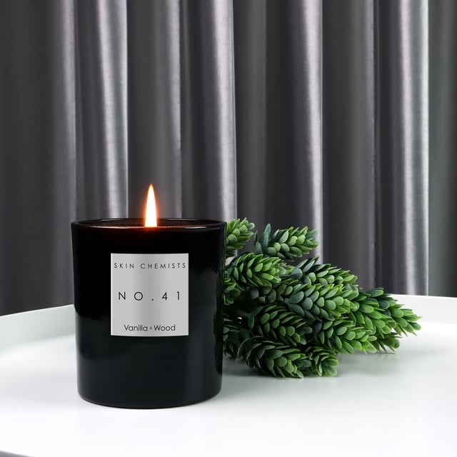 skinChemists No.41 Vanilla & Wood Candle 200g x 2 Duo Pack Transform your space into a serene sanctuary with our luxurious Vanilla & Wood Candle, designed to create a warm and inviting atmosphere perfect for relaxation. Infused with rich notes of vanilla and wood, this candle not only fills your home with comforting scents but also promotes a calming ambiance ideal for unwinding after a long day. Crafted with high-quality, aromatic ingredients, including soothing linalool, it enhances your self-care rituals and makes for a thoughtful gift. Light this candle to envelop your environment in tranquility and elevate your mood, making it the perfect addition to any room in your home. Experience the difference today and shop now!