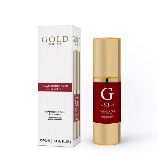 Gold Serums Hyaluronic Acid Eye Serum 15ml x 2 Duo Pack Revitalise your eyes with our Revitalising Eye Serum, expertly designed for those struggling with tired, dehydrated, and dull skin around the eyes. This luxurious serum combines the powerful hydrating properties of Hyaluronic Acid with soothing Aloe Vera and gentle exfoliating Salicylic Acid, ensuring a brighter, smoother appearance. Perfect for all skin types, including sensitive skin, this fast-absorbing, non-greasy formula deeply hydrates, calms irritation, and refines texture. Say goodbye to dark circles, puffiness, and dryness—just apply a small amount around the eye area morning and night for optimal results. Vegan, cruelty-free, and free from parabens and sulfates, our Revitalising Eye Serum is your ultimate solution for refreshed and youthful-looking eyes. Shop now and experience the transformative difference!