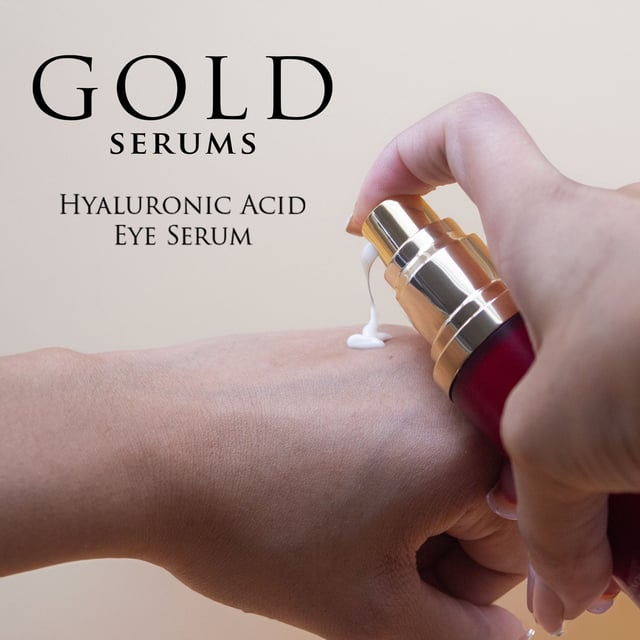 Gold Serums Hyaluronic Acid Eye Serum 15ml x 2 Duo Pack Revitalise your eyes with our Revitalising Eye Serum, expertly designed for those struggling with tired, dehydrated, and dull skin around the eyes. This luxurious serum combines the powerful hydrating properties of Hyaluronic Acid with soothing Aloe Vera and gentle exfoliating Salicylic Acid, ensuring a brighter, smoother appearance. Perfect for all skin types, including sensitive skin, this fast-absorbing, non-greasy formula deeply hydrates, calms irritation, and refines texture. Say goodbye to dark circles, puffiness, and dryness—just apply a small amount around the eye area morning and night for optimal results. Vegan, cruelty-free, and free from parabens and sulfates, our Revitalising Eye Serum is your ultimate solution for refreshed and youthful-looking eyes. Shop now and experience the transformative difference!